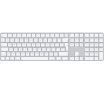 Apple Magic Keyboard with Touch ID and Numeric Keypad | Keyboard | Wireless | English | White MXK73Z/A | 195949655180