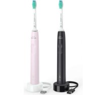 Philips | Sonicare Electric Toothbrush | HX3675/15 | Rechargeable | For adults | Number of brush heads included 2 | Number of teeth brushing modes 1 | Sonic technology | Black/Pink HX3675/15 | 8710103985693