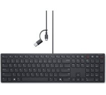 Dell | Collaboration Keyboard | KB525C | Keyboard | Wired | Ukrainian (QWERTY) | Black 580-BBTG | 5397184922118