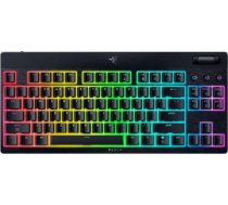 Razer | BlackWidow V4 Low-Profile Tenkeyless HyperSpeed | Keyboard | Wireless | US | Bluetooth | Green Switches | Black RZ03-05450500-R3M1 | 8887910073759