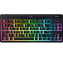 Razer | BlackWidow V4 Low-Profile Tenkeyless HyperSpeed | Keyboard | Wireless | US | Bluetooth | Yellow Switches | Black RZ03-05450100-R3M1 | 8887910073612