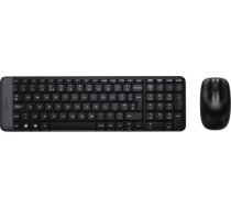 Logitech | Combo Wireless Keyboard and Mouse | MK220 | Keyboard and Mouse | Wireless | Mouse included | US | N/A | Black 920-003161 | 5099206029859