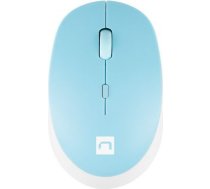 Natec | Mouse | Harrier 2 | Wireless | Bluetooth | White/Blue NMY-1963 | 5901969436488