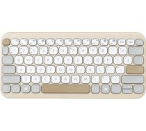 Asus Marshmallow KW100 | Keyboard | Wireless | US International | Oat Milk 90XB0880-BKB170 | 4711387539002