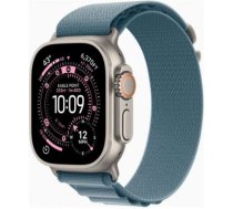 Apple Watch Ultra 3 GPS + Cellular 49mm Natural Titanium Case with Light Blue Alpine Loop - Medium | Apple MEWM4ET/A | 195950609028