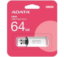 ADATA | USB Flash Drive | C906 | 64 GB | USB 2.0 | White AC906-64G-RWH | 4711085945518