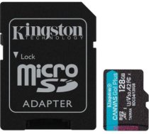 Atmiņas karte Canvas Go! Plus 128GB microSD Flash memory class Class 10, UHS-I, U3, V30, A2 SDCG4/128GB | 740617347944