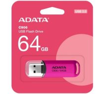 ADATA | USB Flash Drive | C906 | 64 GB | USB 2.0 | Pink AC906-64G-RPP | 4711085945105