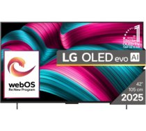 Televizors Smart TV 42" 107cm 4K UHD (2160p) webOS, melns OLED42C51LA | 8806096368763