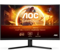 AOC | CQ32G4VE | 31.5 " | VA | QHD | 16:9 | 180 Hz | 1 ms | 2560 x 1440 pixels | 300 cd/m² | HDMI ports quantity 2 CQ32G4VE | 4038986182164