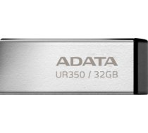 ADATA | USB Flash Drive | UR350 | 32 GB | USB 3.2 Gen1 | Black UR350-32G-RSR/BK | 4711085945112