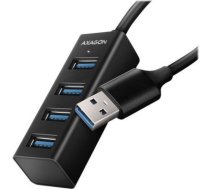 AXAGON Miniature metal four-port USB 3.2 Gen 1 hub | HUE-M1A HUE-M1A | 8595247905628