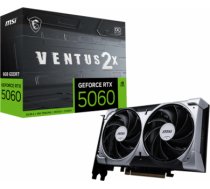 MSI GeForce RTX 5060 8G VENTUS 2X OC | NVIDIA | 8 GB | GeForce RTX 5060 | GDDR7 | HDMI ports quantity 1 | PCI Express Gen 5 x16 GEFORCE RTX 5060 8G | 4711377344272