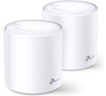 TP-LINK | AX3000 Whole Home Mesh Wi-Fi 6 System | Deco X60 (2-pack) | 802.11ax | 2402+574 Mbit/s | 10/100/1000 Mbit/s | Ethernet LAN (RJ-45) ports 2 | Mesh Support Yes | MU-MiMO Yes | Antenna type 4xInternal per Deco uni DECO X60 2-PACK | 4897098689318
