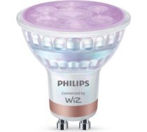 WiZ Viedā LED spuldze 4.7W(50W) GU10 RGB 2200-6500K 345Lm 1PF/6 929003772321 | 8720169296800