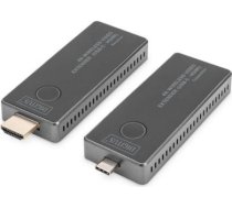 Digitus | 4K Wireless Video Extender, 30 m (USB-C - HDMI) | DS-55324 | Black/Silver DS-55324 | 4016032491200