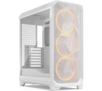 Fractal Design Meshify 3 | White RGB TG Clear Tint | Mid-Tower | ATX FD-C-MES3A-07 | 7340172709510