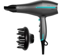 Cecotec Hair dryer | IoniCare 5300 Maxi Aura Black | 2200 W | Number of temperature settings 3 | Ionic function | Black/Grey | Diffuser nozzle 4203 | 8435484042031