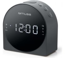 Muse | Dual Alarm Clock radio PLL | M-185CR | AUX in | Black M-185CR | 3700460202415