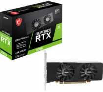 MSI GeForce RTX 3050 LP E 6G OC | NVIDIA | 6 GB | GeForce RTX 3050 | GDDR6 | HDMI ports quantity 2 | PCI Express Gen 4 x16 (uses x8) GEFORCE RTX 3050 LP | 4711377265584