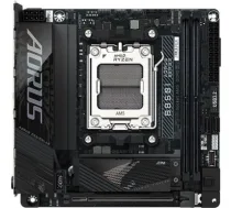 Gigabyte B850I AORUS PRO | Processor family AMD | Processor socket AM5 | DDR5 | Supported hard disk drive interfaces SATA, M.2 | Number of SATA connectors 2 B850I AORUS PRO | 4719331867263