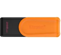 Kingston USB Flash Drive | DataTraveler Exodia S | 256 GB | USB Type-A | Black/Orange DTXS/256GB | 740617348736