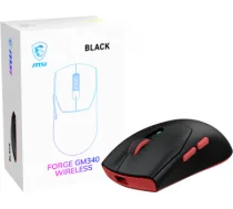 MSI FORGE GM340 | Wireless | 2.4 GHz, Bluetooth, USB 2.0 FORGE GM340 W BLACK | 4711377425469