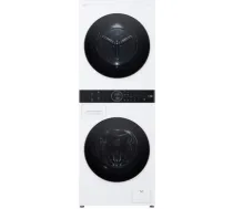 LG | Washing machine with dryer | WT1210WWF | Energy efficiency class A | Front loading | Washing capacity 12 kg | Depth 66 cm | 1400 RPM | Width 60 cm | Display | LED | Drying capacity 10 kg | Drying system | Steam function | Direct drive | White WT1210WWF | 8806096136287