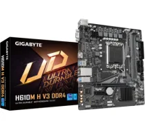 Gigabyte | H610M H V3 DDR4 | Processor family Intel | Processor socket LGA1700 | DDR4 DIMM | Supported hard disk drive interfaces M.2, SATA | Number of SATA connectors 4 H610M H V3 DDR4 | 4719331859718