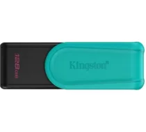 Kingston USB Flash Drive | DataTraveler Exodia S | 128 GB | USB Type-A | Black/Turquoise DTXS/128GB | 740617348699