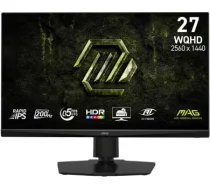 LCD Monitor MSI 27 " 2560 x 1440 pixels Wide Quad HD Native aspect ratio 16:9 LED Flat MAG272QPFE20 MAG 272QPF E20 | 4711377380201