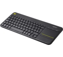 NL K400 Plus Bezvadu klaviatūra, USB ports, Melna 920-007145 | 5099206059429