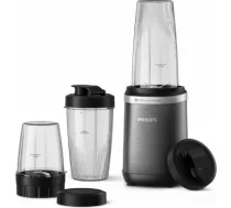 Philips Blender | HR2767/00 | Tabletop | 1000 W | Jar material Plastic | Jar capacity 0.3 + 0.5 + 0.7 L | Ice crushing | Black HR2767/00 | 8720389032547