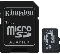 Atmiņas karte UHS-I 8 GB, microSDHC/SDXC Industrial Card, Class 10, UHS-I, U3, V30, A1, SD Adapter, Melna SDCIT2/8GB | 740617321012