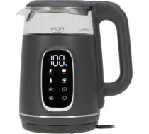 Adler Kettle with LED Display | AD 1305 | Electric | 2200 W | 1.7 L | Plastic | 360° rotational base | Grey AD 1305G | 5905575907868