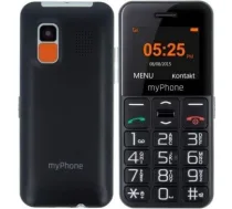 myPhone Halo Easy | Black | 1.77 " | TFT | 24 MB | 32 MB | Single SIM | Bluetooth | Main camera resolution 0.3 MP | 1000 mAh TEL000412 | 5902052866632
