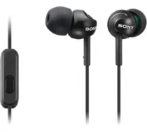 Sony In-ear Headphones EX series, Black | Sony | MDR-EX110AP | In-ear | Black MDREX110APB.CE7 | 4905524929225