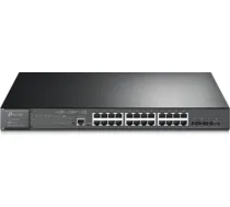 TP-LINK | 24-Port Gigabit and 4-Port 10GE SFP+ L2+ Managed Switch with 24-Port PoE+ | TL-SG3428XMP JetStream | Managed L2+ | Rackmountable SG3428XMP | 1210002611619