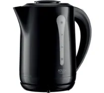 Adler | Kettle | AD 1244 | Electric | 1850 W | 2.5 L | Plastic | 360° rotational base | Black AD 1244B | 5905575908865