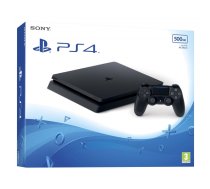 SONY Playstation 4 Slim 500GB (PS4) Black 9845454 Spēļu konsole