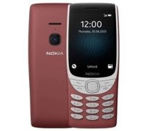 NOKIA 8210 Red, 2.8 ", TFT LCD, 240 x 320, Unisoc, T107, Internal RAM 0.048 GB, 0.128 GB, microSDHC, Dual SIM, Main camera 0.3 MP, 1450 mAh Mobilais telefons