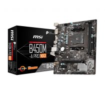 MSI AMD B450M-A PRO MAX 7C52-001R Mātesplate