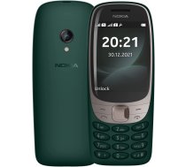 NOKIA 6310 TA-1400 (Green) Dual SIM 2.8 TFT 240x320/16MB/8MB RAM/microSDHC/microUSB/BT Mobilais telefons