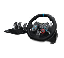 LOGITECH G G29 Steering wheel + Pedals Playstation 3,PlayStation 4 Analogue USB 2.0 Black 941-000112 Kontrolleris