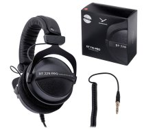 BEYERDYNAMIC DT 770 PRO 250 OHM Black Limited Edition - closed studio headphones 43000221 Austiņas