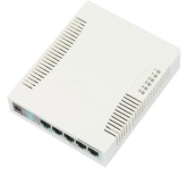 MIKROTIK RB260GS Gigabit Ethernet 10/100/1000 PoE White CSS106-5G-1S Komutators