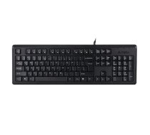 A4TECH A4Tech KR-92 keyboard USB QWERTY English Black A4TKLA46007 Klaviatūra
