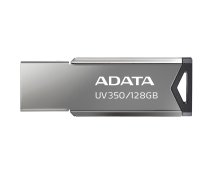 ADATA UV350 USB flash drive 128 GB USB Type-A 3.2 Gen 1 (3.1 Gen 1) Silver AUV350-128G-RBK USB atmiņas karte