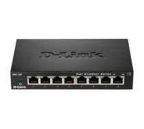 D-LINK Ethernet Switch DES-108/E Unmanaged, Desktop, 10/100 Mbps (RJ-45) ports quantity 8 Komutators