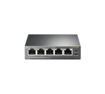 TP-LINK Switch|TP-LINK|Desktop/pedestal|5x10Base-T / 100Base-TX / 1000Base-T|PoE ports 4|TL-SG1005P TL-SG1005P Komutators